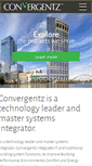 Mobile Screenshot of convergentz.com