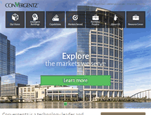 Tablet Screenshot of convergentz.com